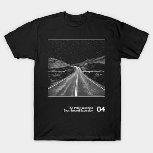 The Pale Fountains - Minimal Style Graphic Artwork Design T-Shirt